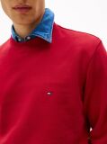 Red Terry Crew Neck Sweatshirt  Men
