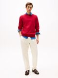 Red Terry Crew Neck Sweatshirt  Men