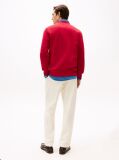 Red Terry Crew Neck Sweatshirt  Men
