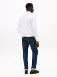 White Terry Crew Neck Sweatshirt  Men