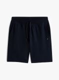 Blue Flag Embroidery Sweat Bermuda Shorts  Men