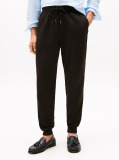 Black Intechno Knit Cuffed Leg Joggers  Men