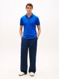 Blue Moisture Wicking Pique Regular Polo Shirt  Men