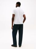 White Moisture Wicking Pique Regular Polo Shirt  Men