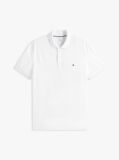White Moisture Wicking Pique Regular Polo Shirt  Men