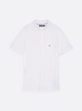 White Moisture Wicking Pique Regular Polo Shirt  Men