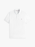 White Moisture Wicking Pique Regular Polo Shirt  Men