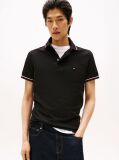 Black Tiped Slim Fit Polo Shirt  Men