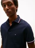 Blue Tiped Slim Fit Polo Shirt  Men