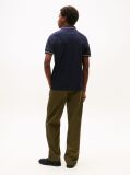 Blue Tiped Slim Fit Polo Shirt  Men