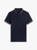 Blue Tiped Slim Fit Polo Shirt  Men