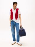White Tiped Slim Fit Polo Shirt  Men