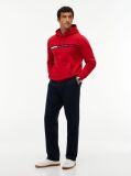 Red Logo Drawstring Hoody  Men