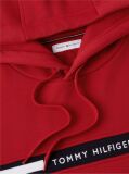 Red Logo Drawstring Hoody  Men