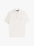 Beige Regular Fit Knit Polo Shirt  Men