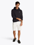 Black Contrast TH Monogram Embroidery Hoody  Men