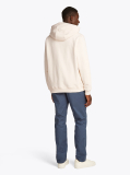 White Contrast TH Monogram Embroidery Hoody  Men