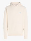 White Contrast TH Monogram Embroidery Hoody  Men