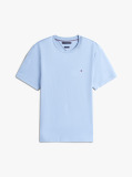 Μπλε Interlock Πλεκτό T-Shirt  Άνδρες