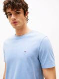 Μπλε Interlock Πλεκτό T-Shirt  Άνδρες