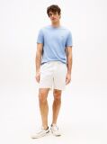 Μπλε Interlock Πλεκτό T-Shirt  Άνδρες