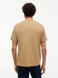 Καφέ Interlock Πλεκτό T-Shirt  Άνδρες