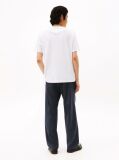 White Interlock Knit T-Shirt  Men