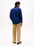 Blue TH Flex Regular Fit Poplin Shirt  Men