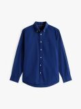 Blue TH Flex Regular Fit Poplin Shirt  Men