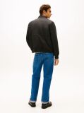 Black Relaxed Harrington Jacket  Men