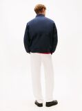 Blue Relaxed Harrington Jacket  Men