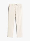 White Denton Stretch Cotton Straight Chinos  Men
