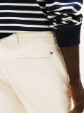 White Denton Stretch Cotton Straight Chinos  Men