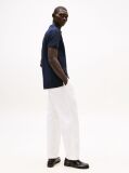Blue Regular Fit Tipped Collar Polo Shirt  Men