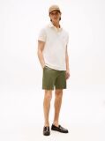 White Regular Fit Concealed Placket Polo Shirt  Men