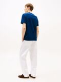 Blue Photo Print Cotton T-Shirt  Men
