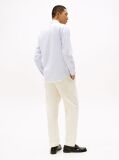 Blue Smart Casual Regular Fit Stripe Shirt  Men
