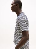 Multi Smart Casual Stripe T-Shirt  Men