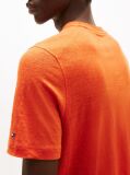 Orange Linen T-Shirt  Men