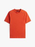 Orange Linen T-Shirt  Men