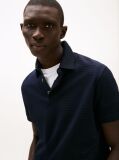 Blue Smart Casual Regular Fit Polo Shirt  Men