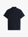 Blue Smart Casual Regular Fit Polo Shirt  Men