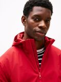 Red Logo Patch Hooded Jacket  Men