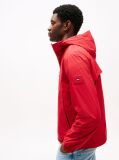 Red Logo Patch Hooded Jacket  Men