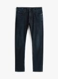 Blue Denton Straight Fit Jeans  Men