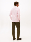 Pink Athleisure Crest Relaxed Rugby Shirt  Men