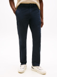 Blue Denton Straight Leg Twill Cargo Trousers  Men