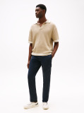 Blue Denton Straight Leg Twill Cargo Trousers  Men