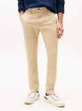 Khaki Bleecker Micro Print Slim Fit Chinos  Men