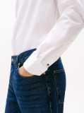 White Smart Casual TH Flex Slim Fit Shirt  Men